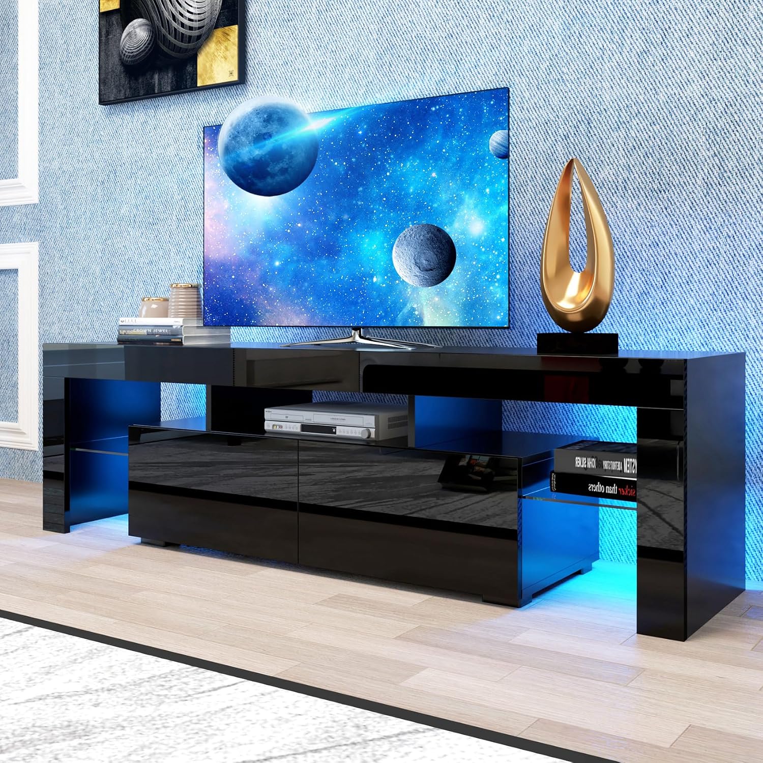 Gaming Console Tv Stand - حامل تلفزيون LED لشاشة بحجم 70