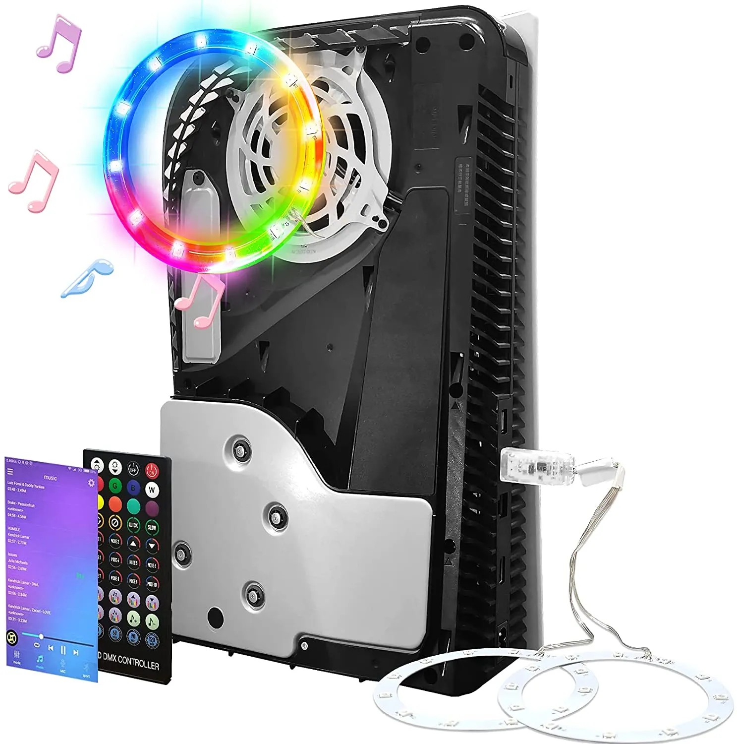 Gaming Console App - جديد RGB لاقط الألعاب الإضاءة لوحدة