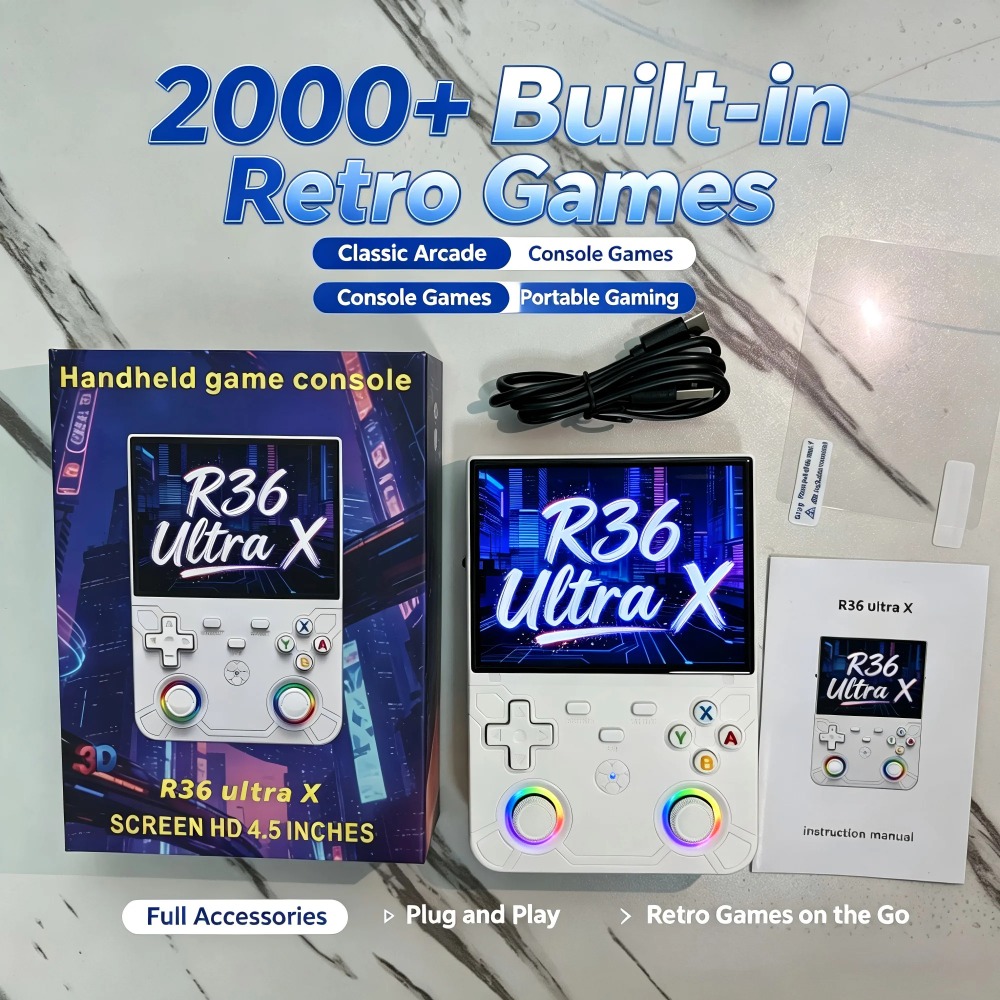 Gaming Console R36 Ultra - وحدة تحكم ألعاب محمولة R36 Ultra