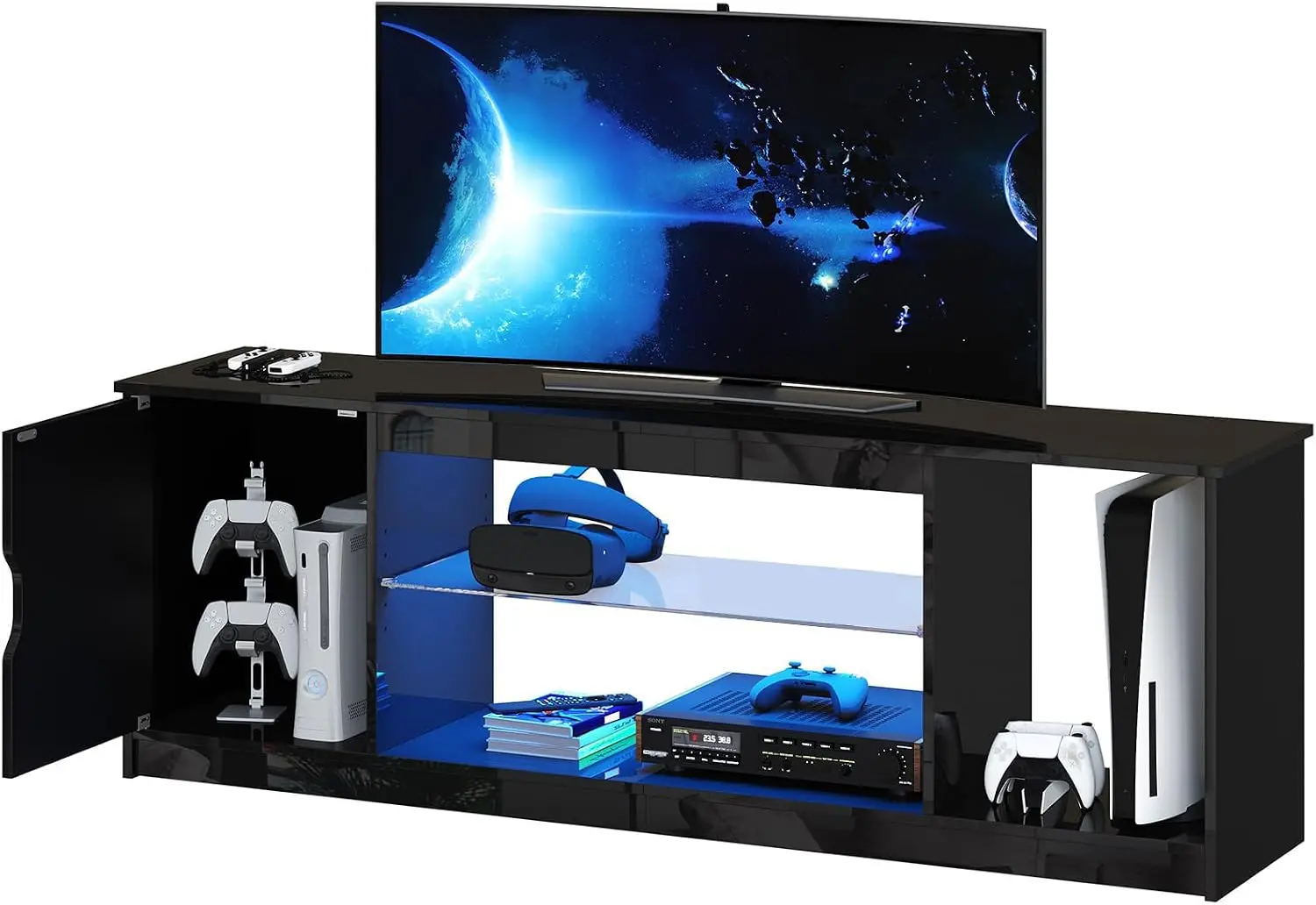Gaming Console Tv Stand - وحدة تلفاز للألعاب بطول 57 بوصة