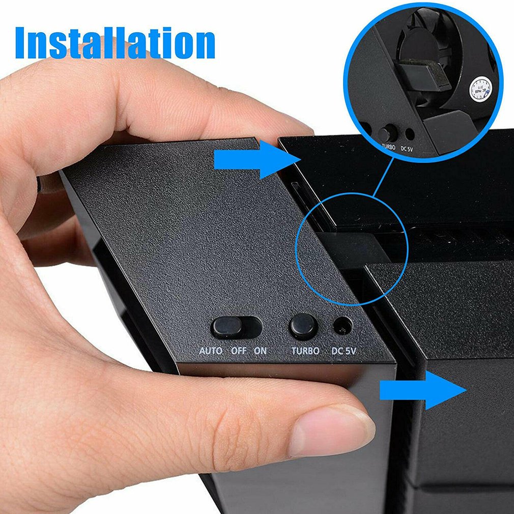 قاعدة مروحة حامل لسوني PS4 برو - مراجعة Gaming Console Tv Stand وسعره