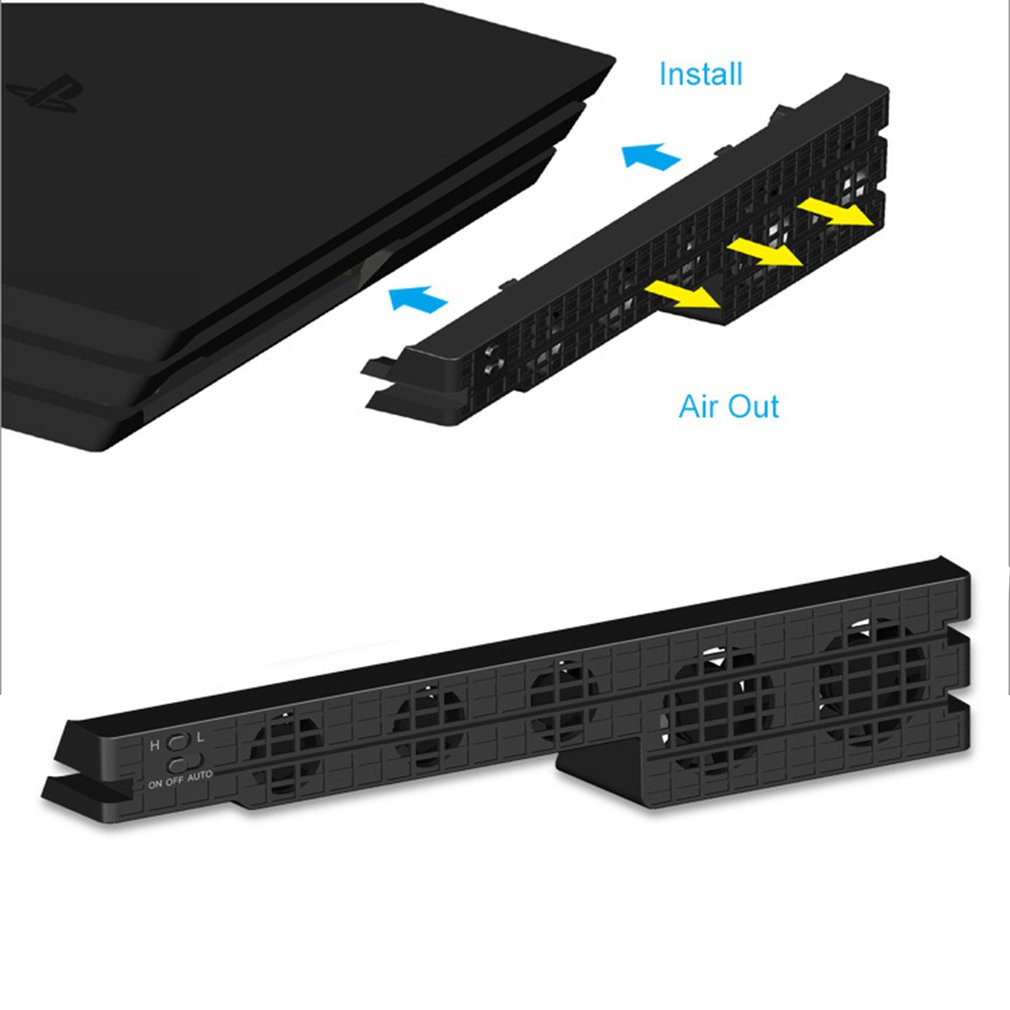 قاعدة مروحة حامل لسوني PS4 برو - مراجعة Gaming Console Tv Stand وسعره