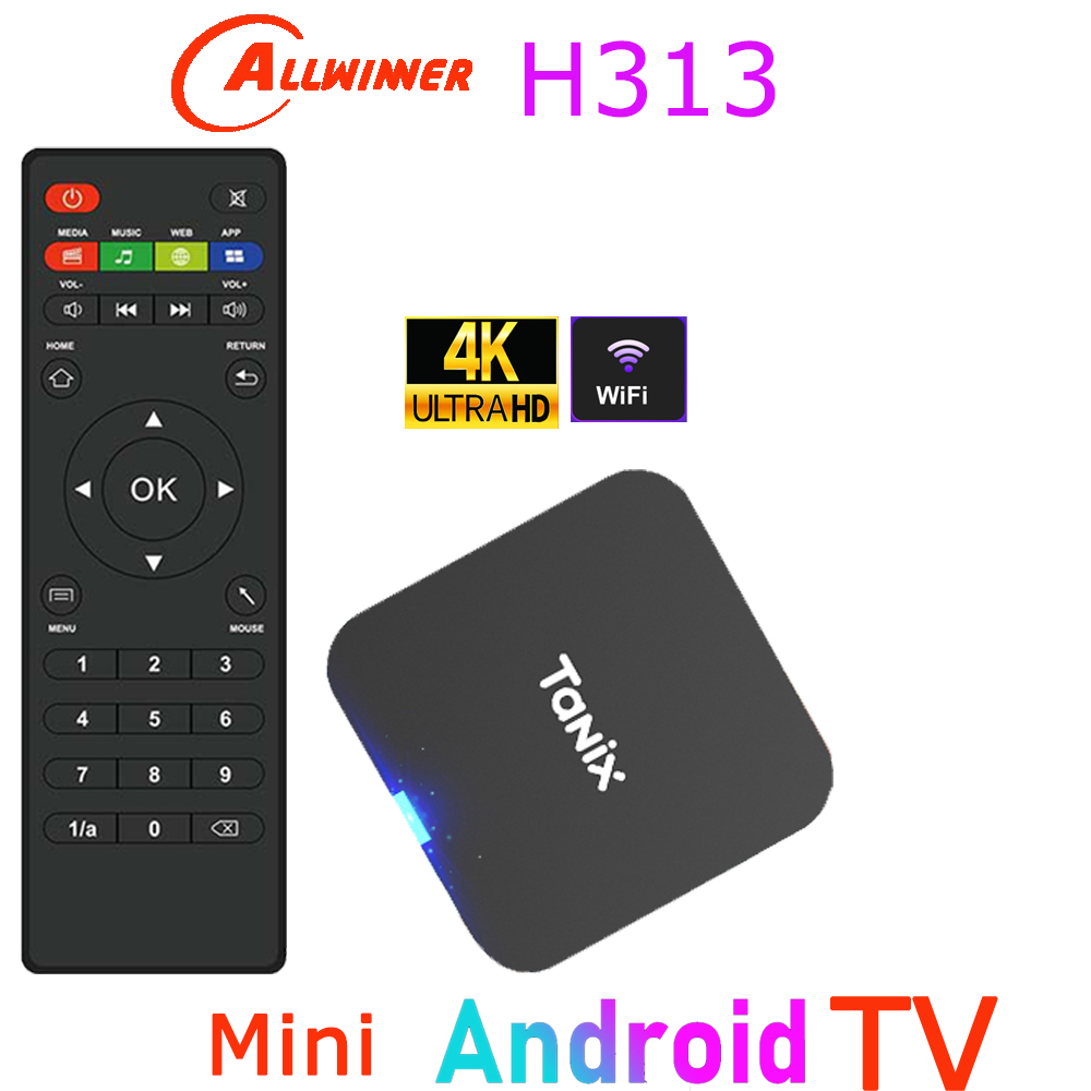 Tanix TX1 Android TV Box Allwi - مراجعة Gaming Console Tv Stand وسعره