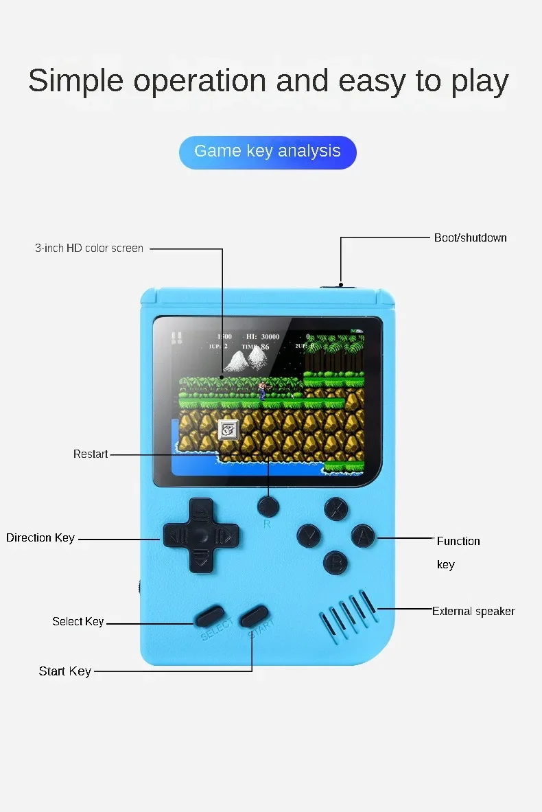 جهاز ألعاب محمول بشاشة LCD ملو - مراجعة Gaming Console Tv Stand وسعره