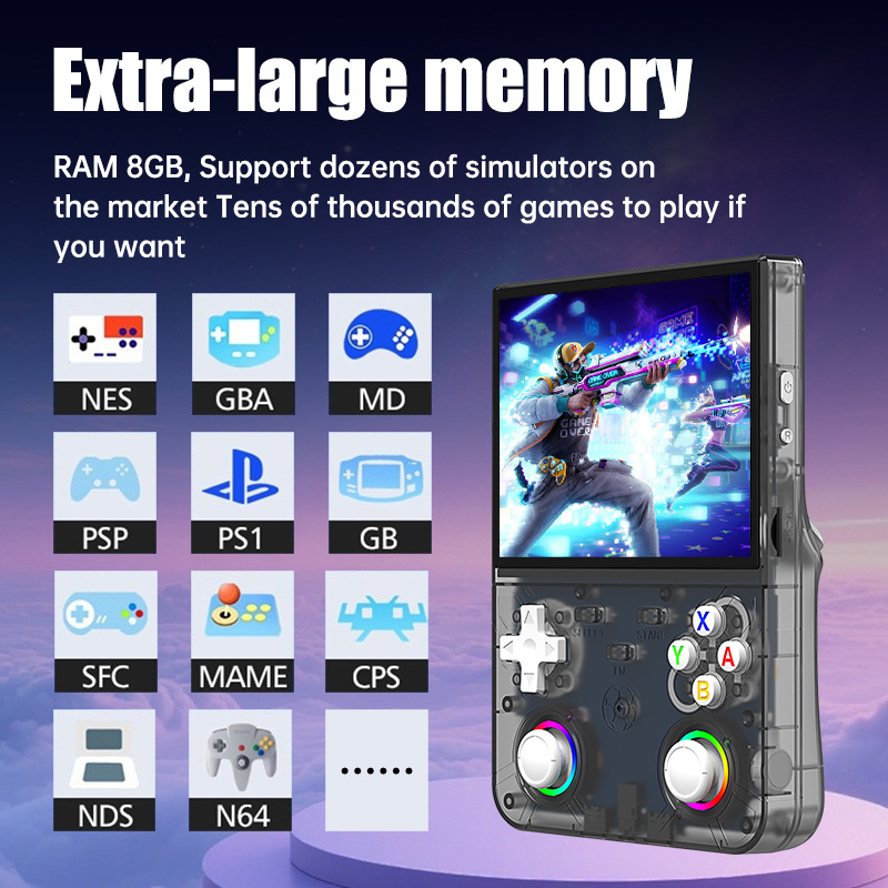أجهزة ألعاب محمولة R36 Ultra X - مراجعة Gaming Console R36 Ultra وسعره