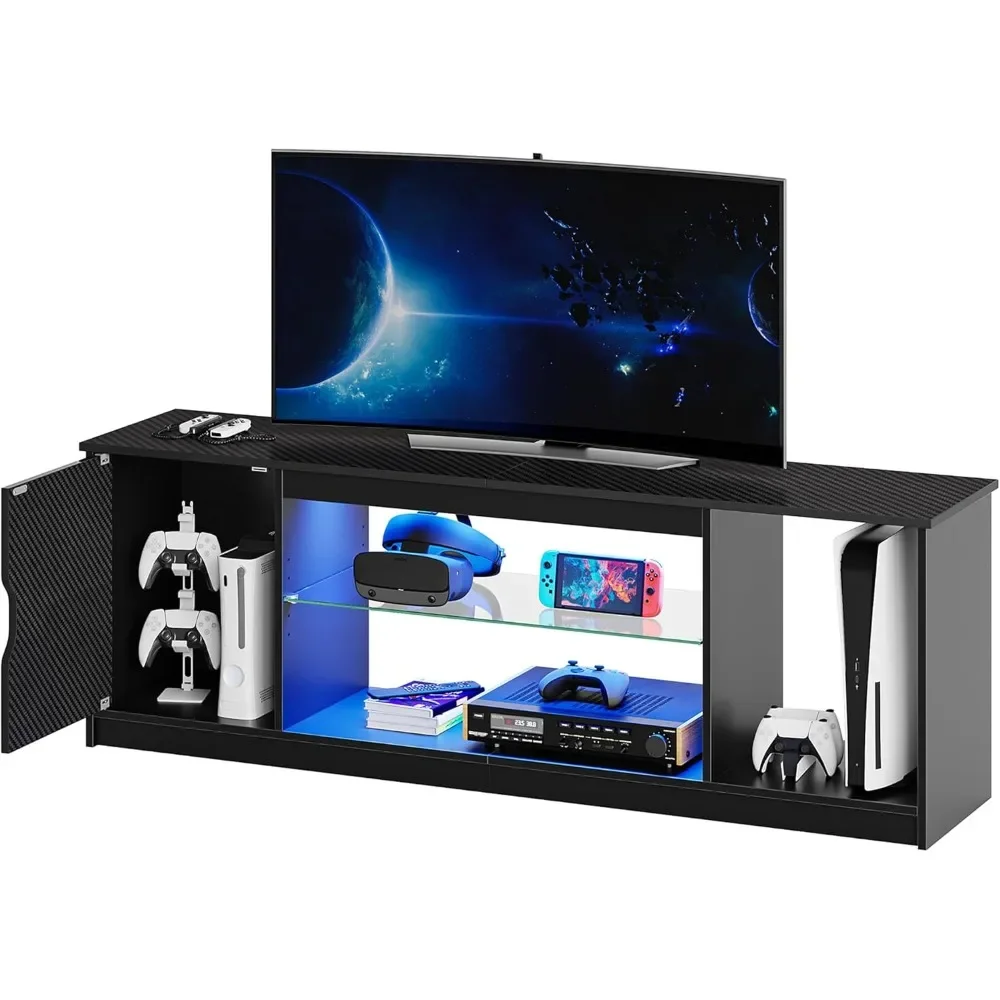 مركز ترفيه Bestier Led لـ PS5، - مراجعة Gaming Console Tv Stand وسعره