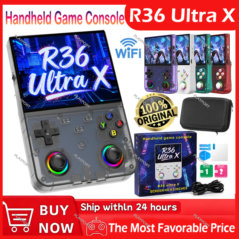 جهاز ألعاب محمول R36 Ultra X ر - مراجعة Gaming Console R36 Ultra وسعره
