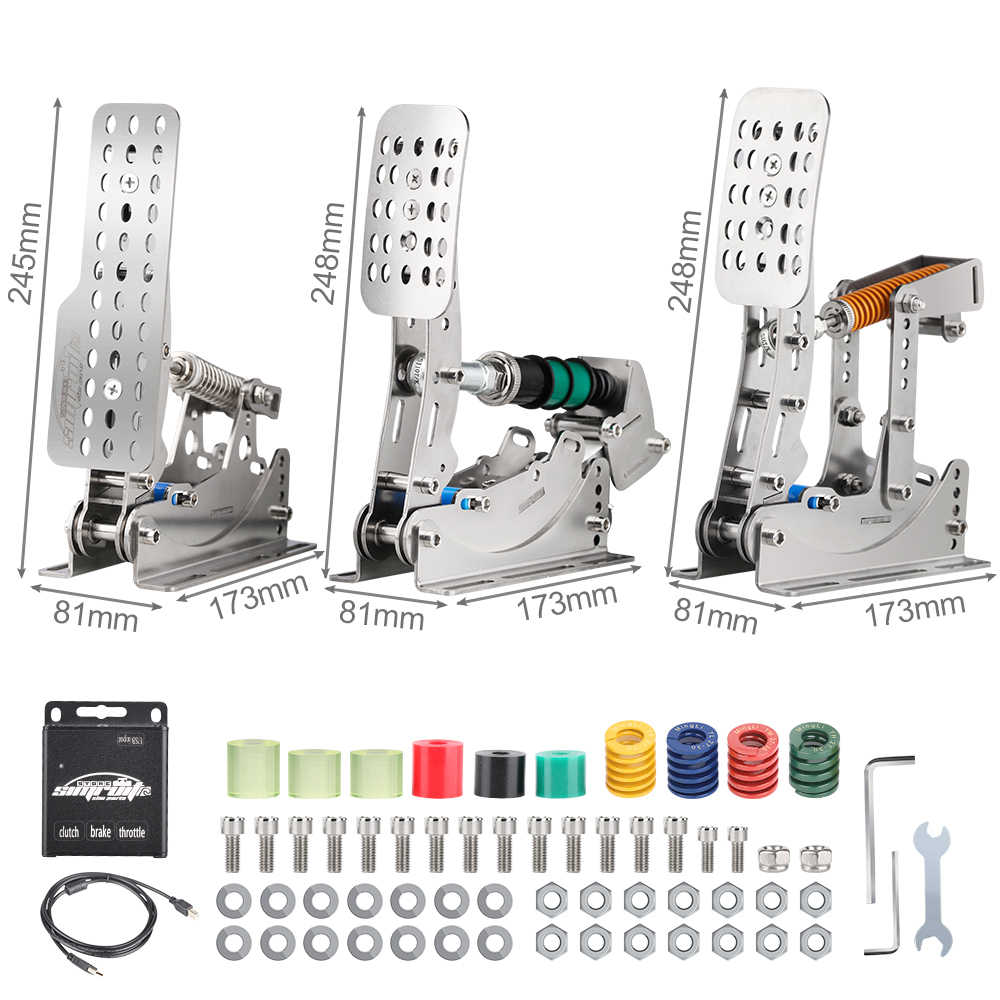 دواسات SimRuito Sim Racing Loa - مراجعة Racing Pedal Set وسعره