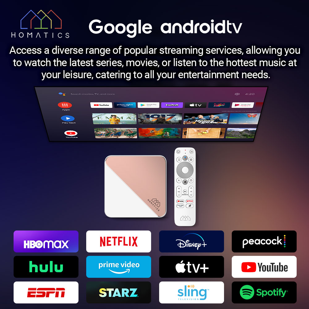 HOMATICS Box R 4K Plus TV Box  - مراجعة Gaming Console Tv Stand وسعره