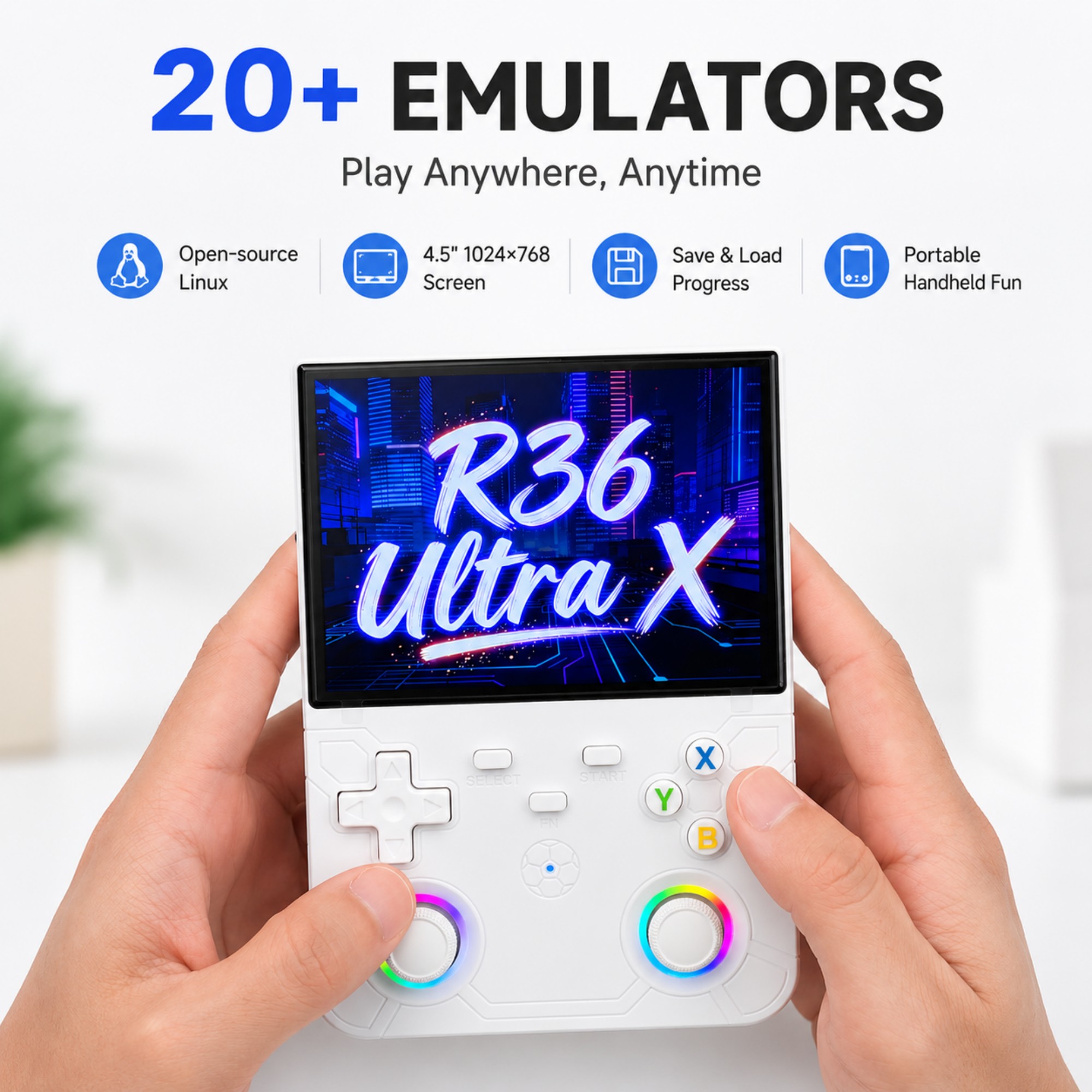 جهاز ألعاب محمول ريترو R36 Ult - مراجعة Gaming Console R36 Ultra وسعره