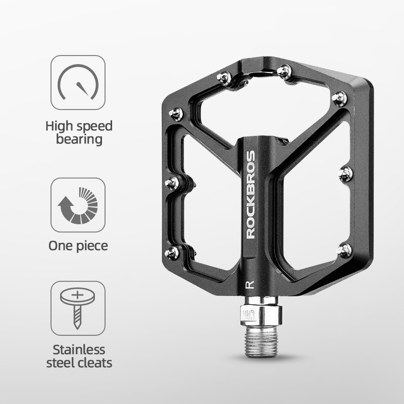 ROCKBROS دواسات الدراجة سبائك  - مراجعة Racing Pedal Set وسعره