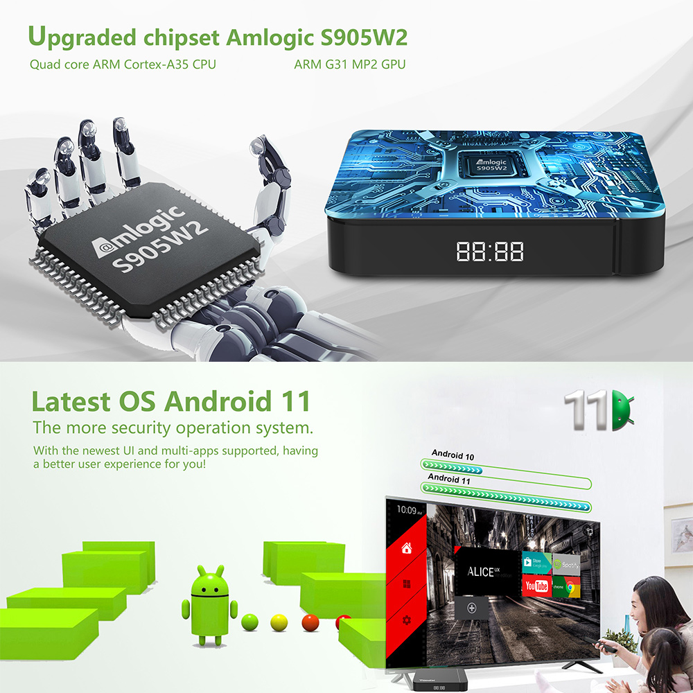 جهاز تلفاز ذكي تانيكس W2 بنظام - مراجعة Gaming Console Tv Stand وسعره