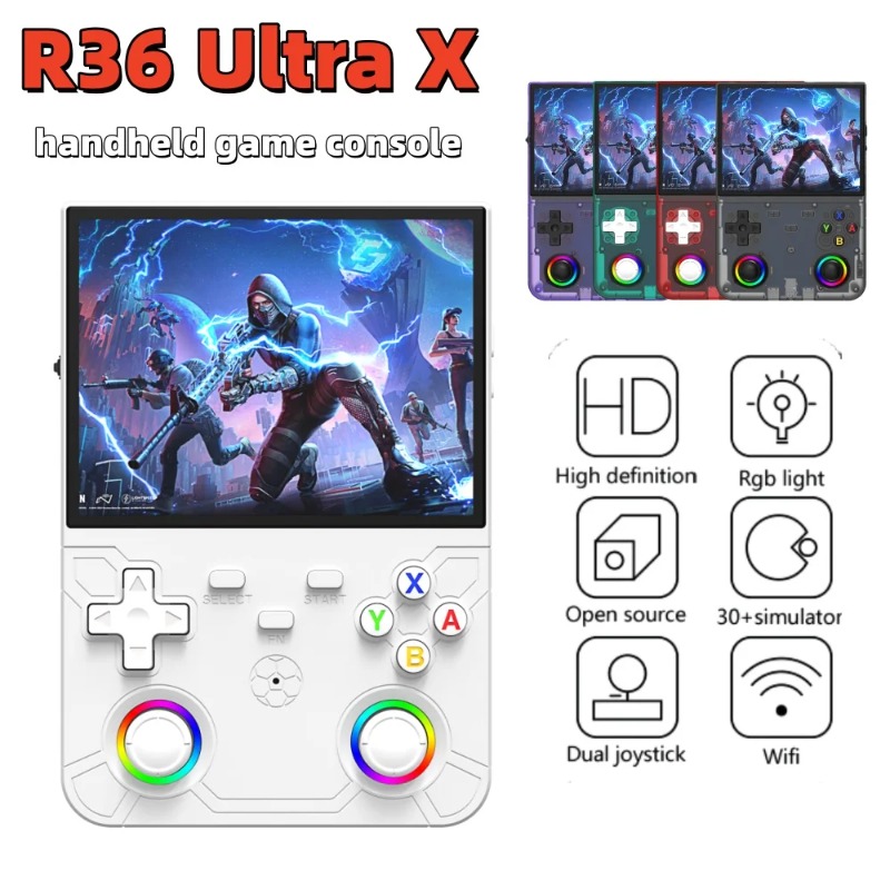 جهاز ألعاب محمول ريترو مفتوح ا - مراجعة Gaming Console R36 Ultra وسعره
