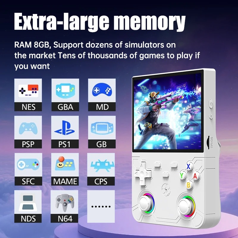 جهاز ألعاب محمول ريترو مفتوح ا - مراجعة Gaming Console R36 Ultra وسعره